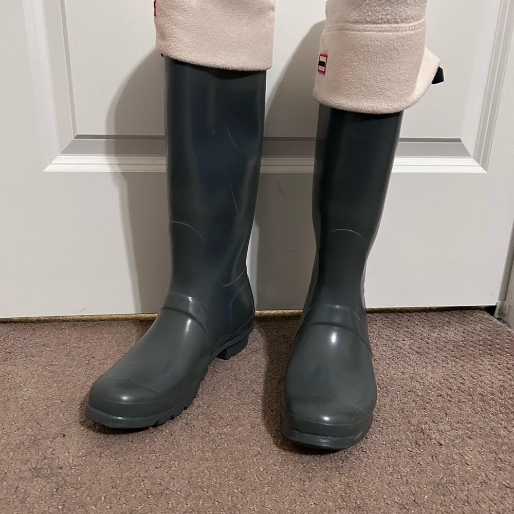 Hunter Gray Winter & Rain Boots